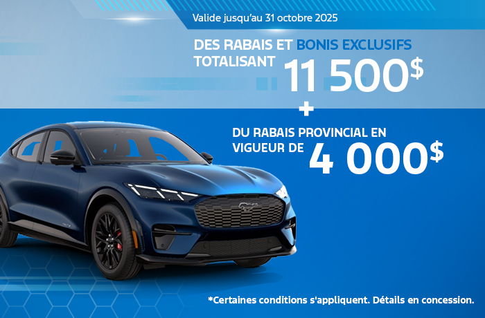 Bannière de Mach-E 2025